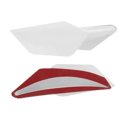 Produktbild: FELTECHELECTR 1 Paar Motorräder Verkleidung Seite Winglet Windabweiser für Schwarz Kunststoff Design