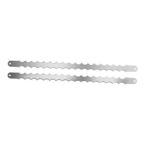 Produktbild: FELTECHELECTR 2St Brotmesser gebogenes Brot Brotbogen Bogenschneider Bügelsäge kuchenmesser küchenmesser haushaltsmesser Klinge Teile für Brotschneider Zubehör für Brotschneider Rostfreier Stahl