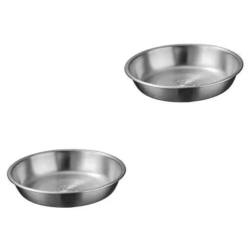 Produktbild: FELTECHELECTR 2 Stücke Einfache Becken Multi-funktionale Edelstahl Suppe Schüssel Küche Gadget Kompakte Lagerung Silber