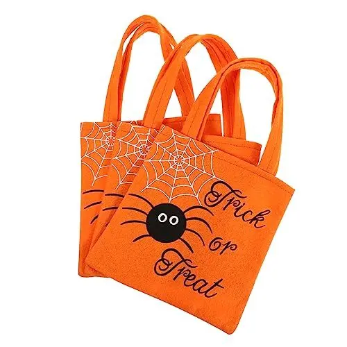 Produktbild: FELTECHELECTR 3er-pack Halloween-leckerli-taschen Vliesstoffe Süßigkeiten-aufbewahrung Party- -taschen Handheld-dekoration