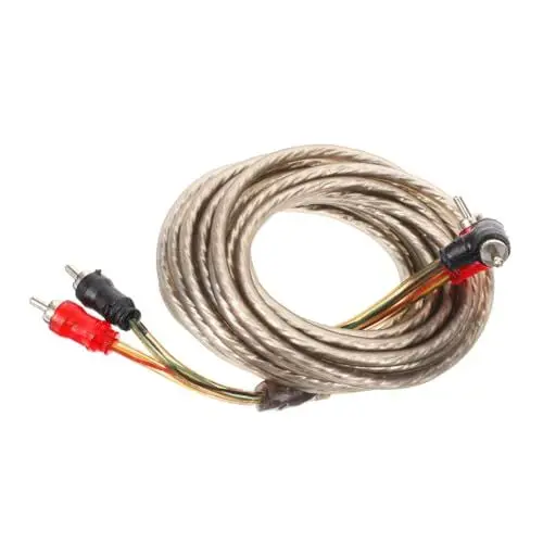 Produktbild: FELTECHELECTR Auto-Audiokabel Fahrzeug Lautsprecher Kabel Auto-Subwoofer-Kabel Auto Audio Anschlusskabel Auto-Stromkabel kabelanschlüsse für autolautsprecher Subwoofer- Kupfer