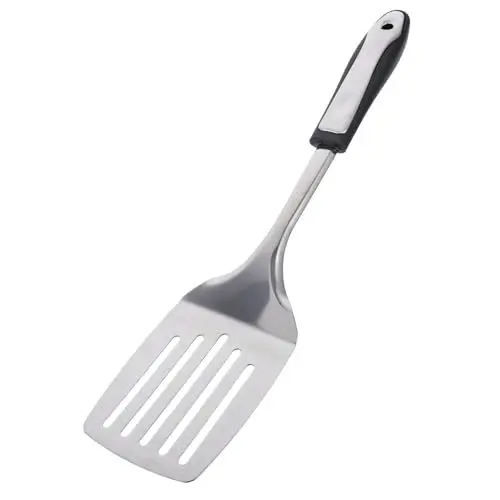 Produktbild: FELTECHELECTR Küchenhelfer Edelstahl Schlitzspatel Steakzange Home Bbq Robust Einfach Zu Verstauen