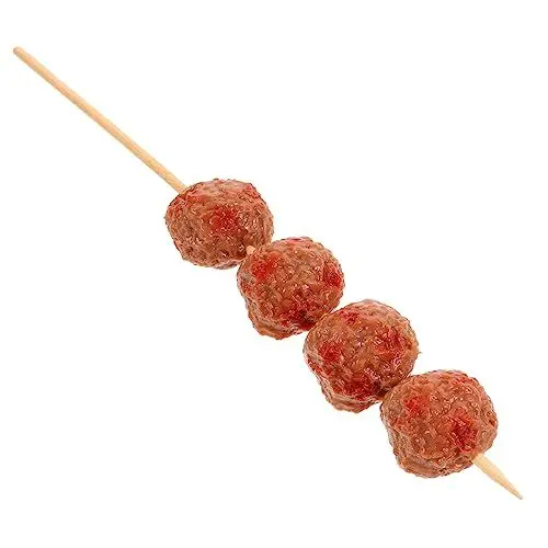 Produktbild: FELTECHELECTR Simulation Grillspieße Kindergrill Simulierte Grillspeisen Mini Dekor Minispielzeug Gefälschtes Grillspielzeug Kinderspielzeug Künstliches Fleisch Küchenlebensmittelmodell