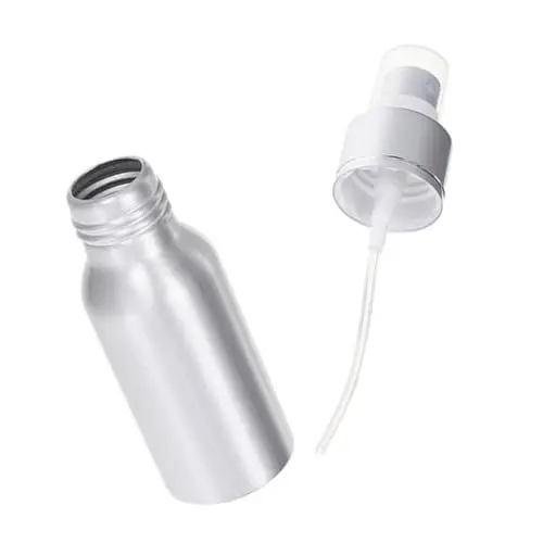 Produktbild: FELTECHELECTR Sprühflasche wassersprüher sprühfontänen getränke automaten drink bottles wasserzapfsäule spray flasche leere Flasche Sprühnebel nachfüllbarer Mini Herr Aluminium Silver