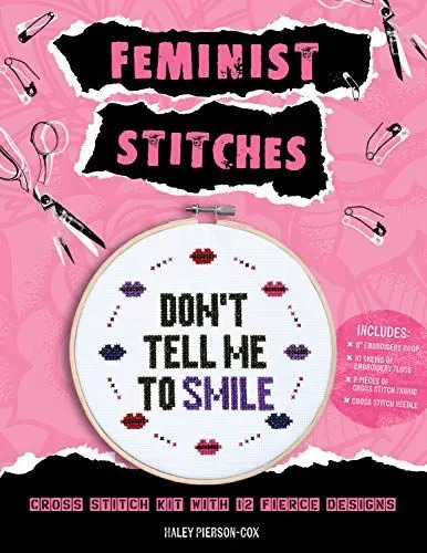 Produktbild: Feminist Stitches: Cross Stitch Kit with 12 Fierce Designs - Includes: 6