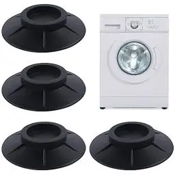 Produktbild: FEMONGY schwingungsdämpfer waschmaschine, 4 stück antirutschmatte waschmaschine - verhindern, dass sich die Waschmaschine bewegt - antivibrationsmatte waschmaschine für Waschmaschinen & Trockner (4cm)