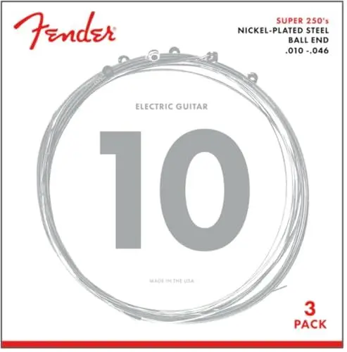 Produktbild: Fender Super 250R NPS Ball End Strings (.010-.046 Gauges) 3-Pack