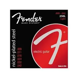 Produktbild: Fender Bass-Saiten aus vernickeltem Stahl, Runddraht, 1 Stück 9-42 Super 250's