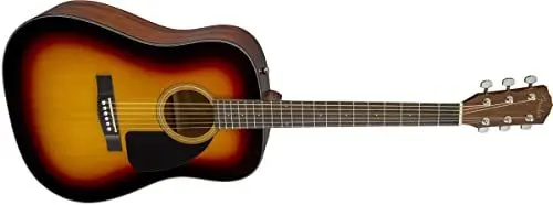 Produktbild: Fender CD-60 Dreadnought V3 DS Akustikgitarre, Walnussgriffbrett, 3-Tone Sunburst, Inklusive kostenloser virtueller Kurse auf Fender Play