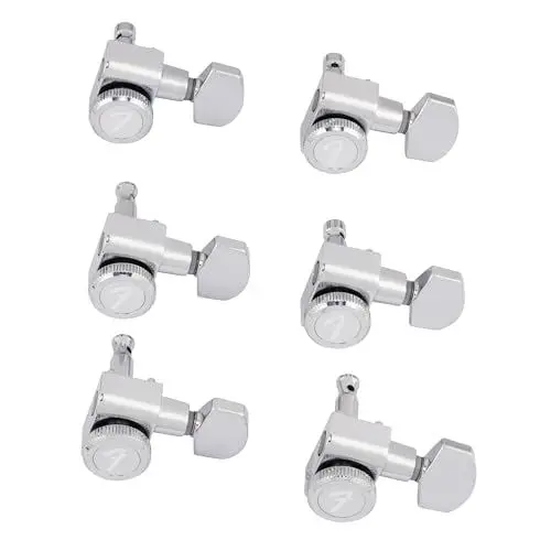 Produktbild: Fender Locking-Mechaniken für Stratocaster/Telecaster E-Gitarre, 6er-Pack, Chrom