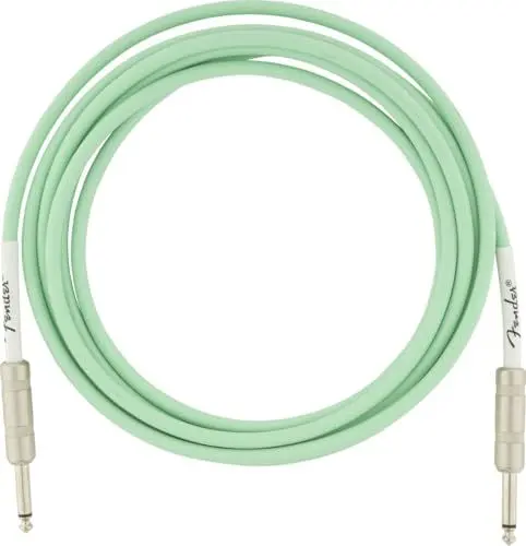Produktbild: Fender Original Series Instrumentenkabel, für E-Gitarre und Bass, 3m, Gerade/Gerade, Surf Green