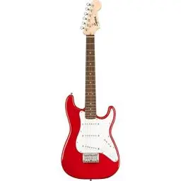 Produktbild: Fender Squier Mini Stratocaster, E-Gitarre, Dakota Rot, Ideal für Anfänger, Inklusive kostenloser virtueller Kurse auf Fender Play