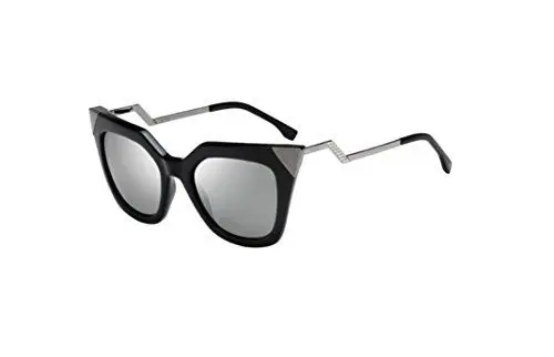 Produktbild: Fendi Damen FF 0060/S SF KKL 52 Sonnenbrille, Schwarz (Black Ruthenium/Black)