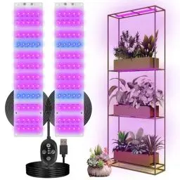 Produktbild: FenglinWisdom Pflanzenlampe LED Vollspektrum,USB led grow lampe,Wasserdicht Grow Light mit 3/6/12H Zeitschaltuhr, for Indoor Plants Seeding Veg Flower Growing Lamp