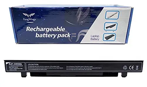 Produktbild: FengWings® A41-X550A 14,4V 2600mAh Laptop Akku Ersetzen Für ASUS X450CA X450EA X550CA X550CC X550LA X550LB X550LD X550JD X550JK X550LN X550VC X550EP X550WE X552CL X552EA FX50JK F550C R510CA