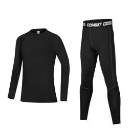 Produktbild: Fengzio Thermounterwäsche Kinder Fußball Funktionswäsche Skiunterwäsche Unterwäsch Warme für Kinder Atmungsaktiv Sportunterwäsche Jungen Thermounterhemd Thermounterhose Set für Training Ski Radsport
