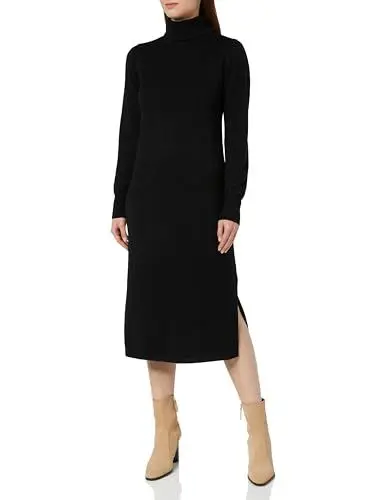 Produktbild: FENIA Damen Strickkleid, Schwarz, XS/S