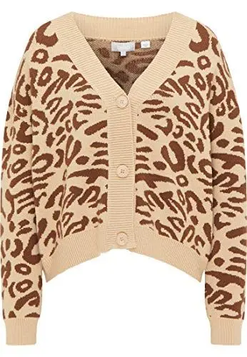 Produktbild: FENIA Women's Cardigan, Beige Braun, M-L