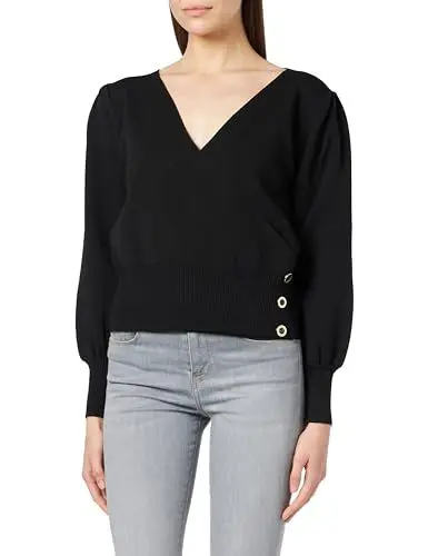 Produktbild: FENIA Women's Strickpullover, Schwarz, XL/XXL