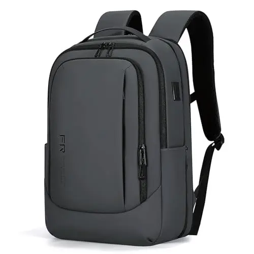 Produktbild: FENRUIEN 26L-38L Erweiterbarer Business Rucksack Herren Laptop Tasche 15.6 Zoll Laptop Rucksack für Herren und Damen Mädchen Teenager mit Laptopfach USB-Ladeanschluss Rucksack
