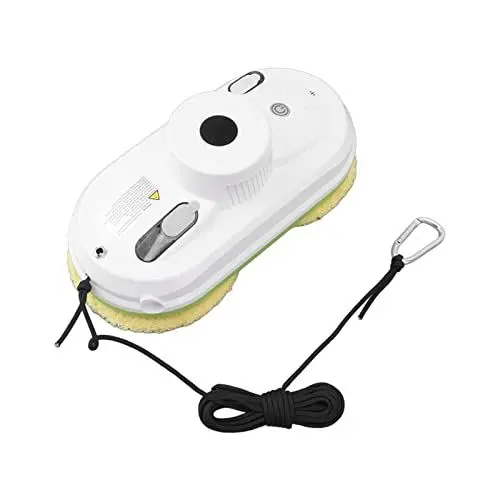 Produktbild: Fensterputzroboter, Intelligenter Glasreinigungsroboter mit Automatischer Wassersprühung und 3200 Pa Starker Saugkraft, Ferngesteuerter Fensterstaubsauger für Hochhausfenster (EU-Stecker 110–240 V)