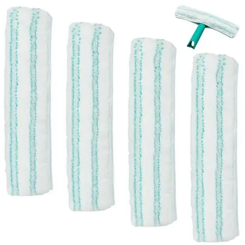 Produktbild: Fensterwischer Ersatzbezug Fensterreiniger Kompatibel Mit Leifheit Window Slider M Abzieher Bezug Wischbezug Verwandelt Abzieher Fensterwischer 27x12cm