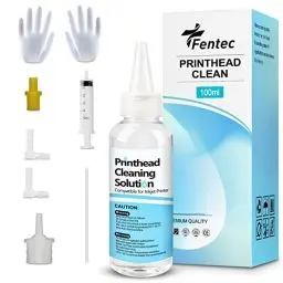 Produktbild: FENTEC Druckkopfreiniger Düsenreiniger 100 ml Druckkopf Reinigungsflüssigkeit für Druckkopfreiniger Epson HP Canon Brother Tintenstrahldrucker
