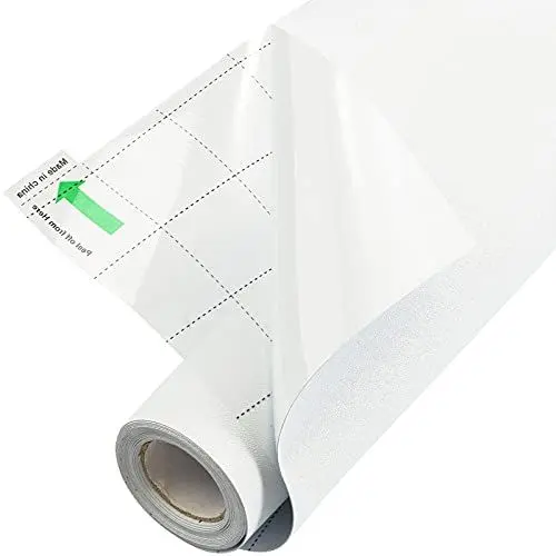 Produktbild: FEOMOS Weiße Fensterfolie Blickdicht Milchglasfolie Sichtschutzfolie Selbstklebend 100% Lichtundurchlässig Scheibenfolie Statische Dunkel für Schlafzimmer Badezimmer Büro 44cmx200cm