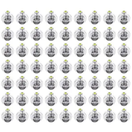 Produktbild: FEPITO 100 Stück Mini LED Lichter Luftballons Weiße LED Ballonlichter Drahtlose Kugellampe für Papierlaterne Ballonlicht Party Weihnachtsfeier Dekorationen Halloween