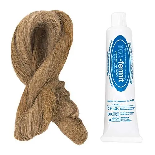 Produktbild: Gewinde-Dicht-Set: Dichtungshanf 50g Spule + neo-fermit Dichtungspaste 90g