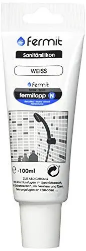 Produktbild: Fermit-Fermitopp N Silikon weiss 100 ml