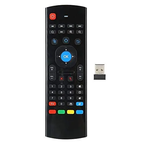 Produktbild: Air Mouse,Bluetooth-Universalfernbedienung,MX3-Fernbedienung, MX3 2,4G Wireless Air Fly Mouse Motion Sensing Controller Infrarot-Fernbedienung Für TV PC