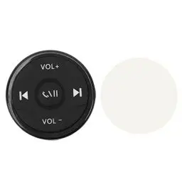 Produktbild: Fernbedienungs-Kit, Wasserdichte Bluetooth-Taste Einfache Kopplung für IOS für Android Media-Tasten-Fernbedienung für Fahrrad-Motorrad-Lenkrad