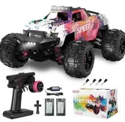 Produktbild: Ferngesteuertes Auto Pink, 2,4 GHz 1:18 RC Car, 4WD 36+ km/h Auto Ferngesteuert, All Terrain Remote Control Car für Erwachsene Kinder Mädchen, Ferngesteuertes Auto ab 6 8 10 Jahre