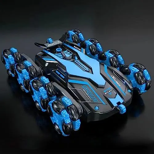Produktbild: Ferngesteuertes Auto ab 4 5 6 8 10 Jahre, RC Auto mit Fernbedienung, RC Drift Car im Maßstab 1:16 mit Sprühnebel-LED-Leuchten, 2,4 GHz Ferngesteuerte Autos Spielzeug ab 4 5 6 7 8 9 Jahre Junge Mädchen