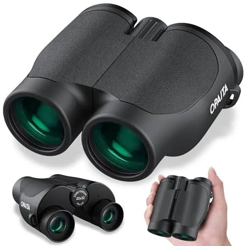Produktbild: 20x32 Klein Fernglas Erwachsene und Kinder - Opaita HD Kompakt Fernglas für Jagd – Großes Okular Ultrasharp Ferngläser – Mini Fernglas für Vogelbeobachtung Kreuzfahrt Sportspiele