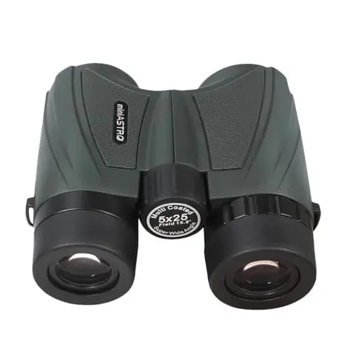 Produktbild: Fernglas Erwachsene, Andoer Fernglas 5X25 HD Kompakte Ferngläser 15,8° Ultra Weitwinkel 829ft/1000yds Sichtfeld für Konzerte Sportveranstaltungen Vogelbeobachtungen Tierbeobachtungen Camping Wandern