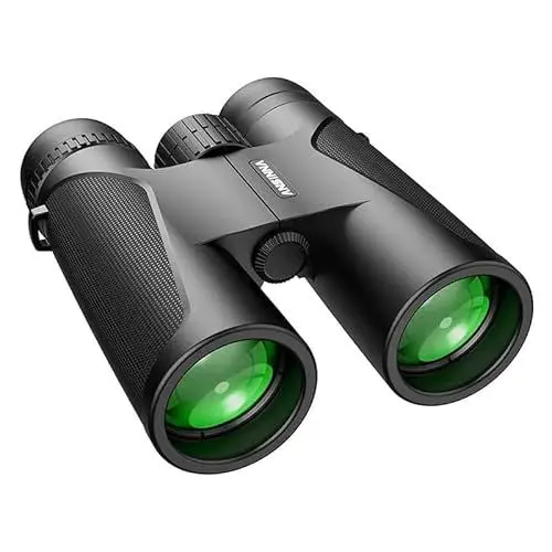Produktbild: Fernglas, m MU 12x42 Fernglas Erwachsene, Fernglas Für Kinder, Binoculars, Helle und Klare Sichtbereich, Für Reisen, Vogelbeobachtung, Astronomie, Sport und Tierwelt, Schwarz