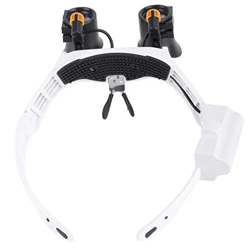 Produktbild: Fernglas-Lupe, Kopflupe Zeiss, Optische Linse, Kunststoff-LED-Lampe, 21 Kombinations-Stirnband-Lupe, Lupe mit Austauschbarer Linse