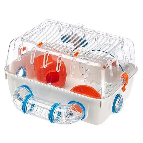 Produktbild: Ferplast Hamsterkäfig, COMBI 1 Nagerkäfig, Kleintierkäfig, Hamsterzubehör inklusive, 40 x 33 x h 23 cm.
