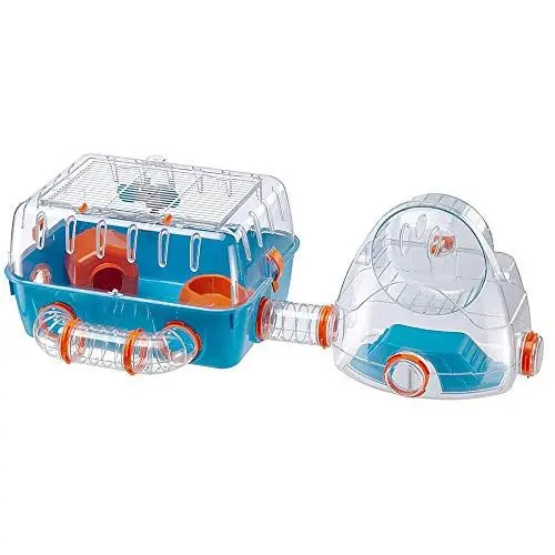Produktbild: Ferplast Hamsterkäfig, COMBI 2 Nagerkäfig, Kleintierkäfig, Hamsterzubehör inklusive, 79 x 30 x h 26 cm.