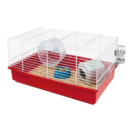 Produktbild: Ferplast Hamsterkäfig, Nagerkäfig, Kleintierkäfig, Hamsterzubehör inklusive, 46 x 29,5 x h 23 cm Bianco