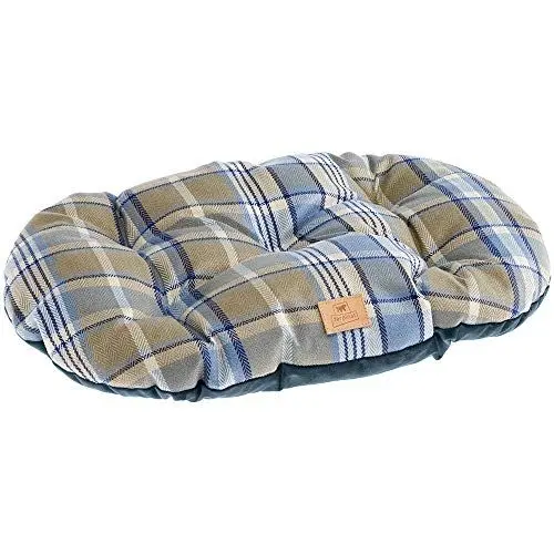 Produktbild: Ferplast Hundebett Hundekissen Katzenkissen Hundesofa für mittelgroße Hunde, 85 x 55 x 15 cm Waschbar, Blau