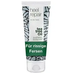 Produktbild: Fersencreme mit Teebaumöl und 25% Urea - 100ml | 100% Vegan | Hornhautentferner für Frauen & Männer | Schrundensalbe | Anti Hornhaut & anti trockene Haut Fußcreme | Optimale Fußpflege
