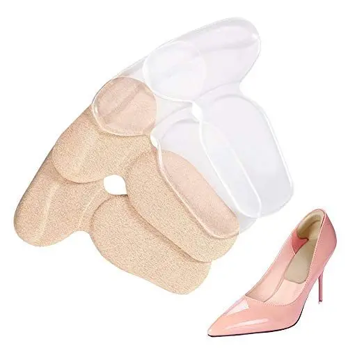 Produktbild: Fersenkissen Fersenhalter, High Heel Einlegesohle Schuhe Fersenschutz, Anti-Rutsch & Starkes Sticky Fußballen für Damen und Herren Schmerzlinderung für Heel Pain Treatment Gel Einlagen (2 Paar)