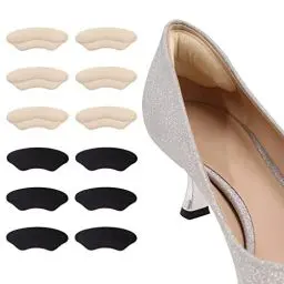 Produktbild: Fersenpolster, 12 PCS Fersenschutz für Schuhe, Fersenpolster für zu Große Schuhe,Ferseneinlagen，Verhindert Fersenabrieb und Fersenrutsche - Unisex