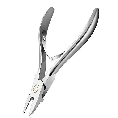 Produktbild: FERYES Eckenzange Fußpflege mit Gerader Klinge - Nagelzange für Starke Fußnägel- speziell für eingewachsene Fußnägel und Fingernäge