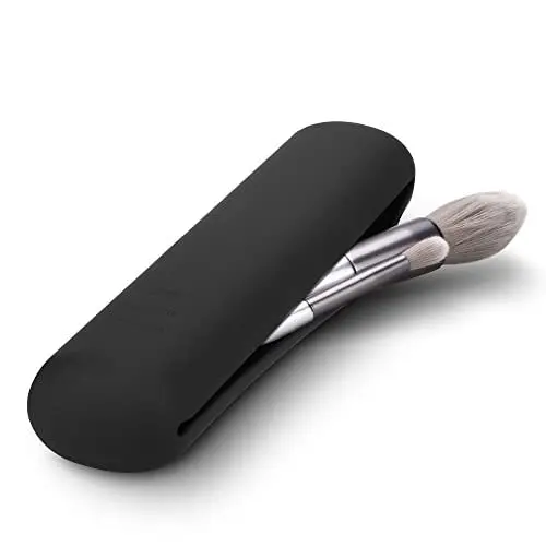 Produktbild: FERYES Make up Pinsel Aufbewahrung, Magnetischer Anti Herausfallen Pinselaufbewahrungen Make up Halter Travel Essentials Organizer Werkzeug-Black