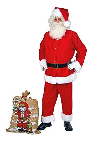 Produktbild: Festartikel Mueller Weihnachtsmann-, Nikolaus-Anzug aus Waschsamt