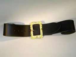 Produktbild: Festartikel-Müller schwarzer Gürtel, ca. 130 cm, Prachtschließe